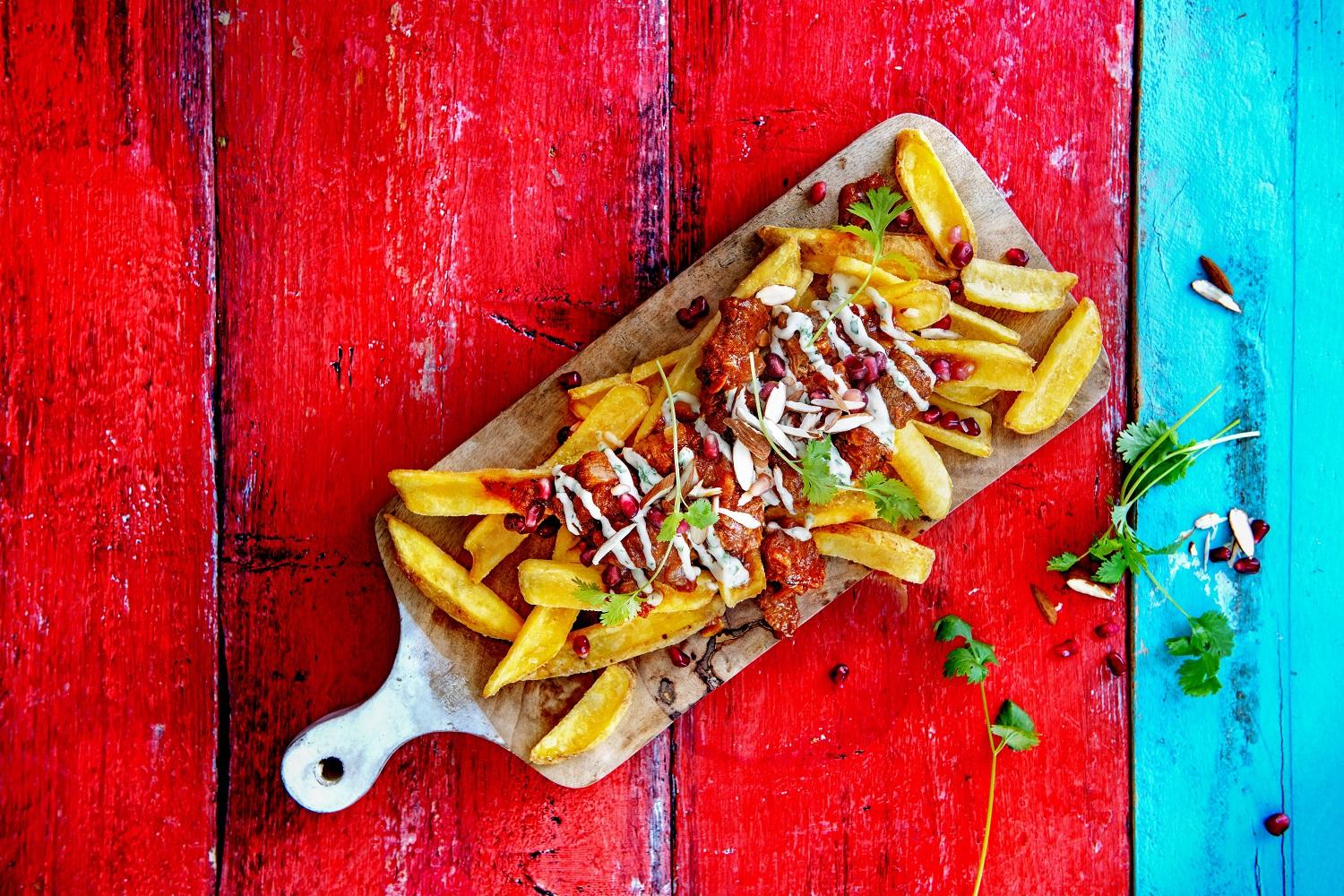 loaded_fries_z_jagniecym_tagine przepis Aviko do restauracji
