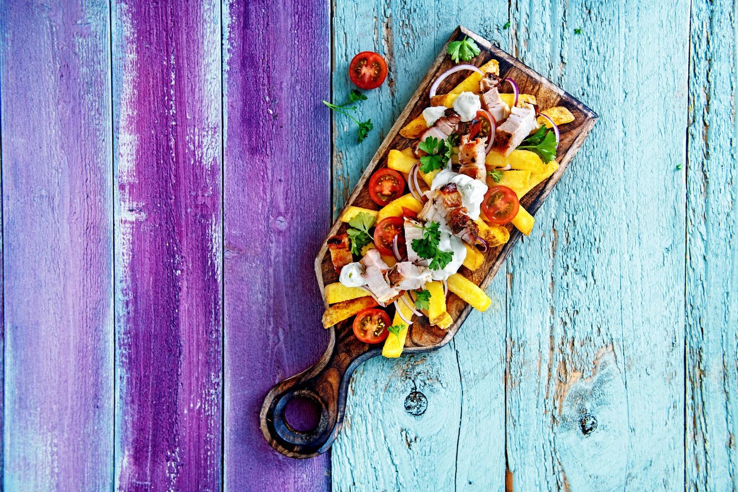 loaded_fries_z_wieprzowym_carnitas przepis Aviko do restauracji