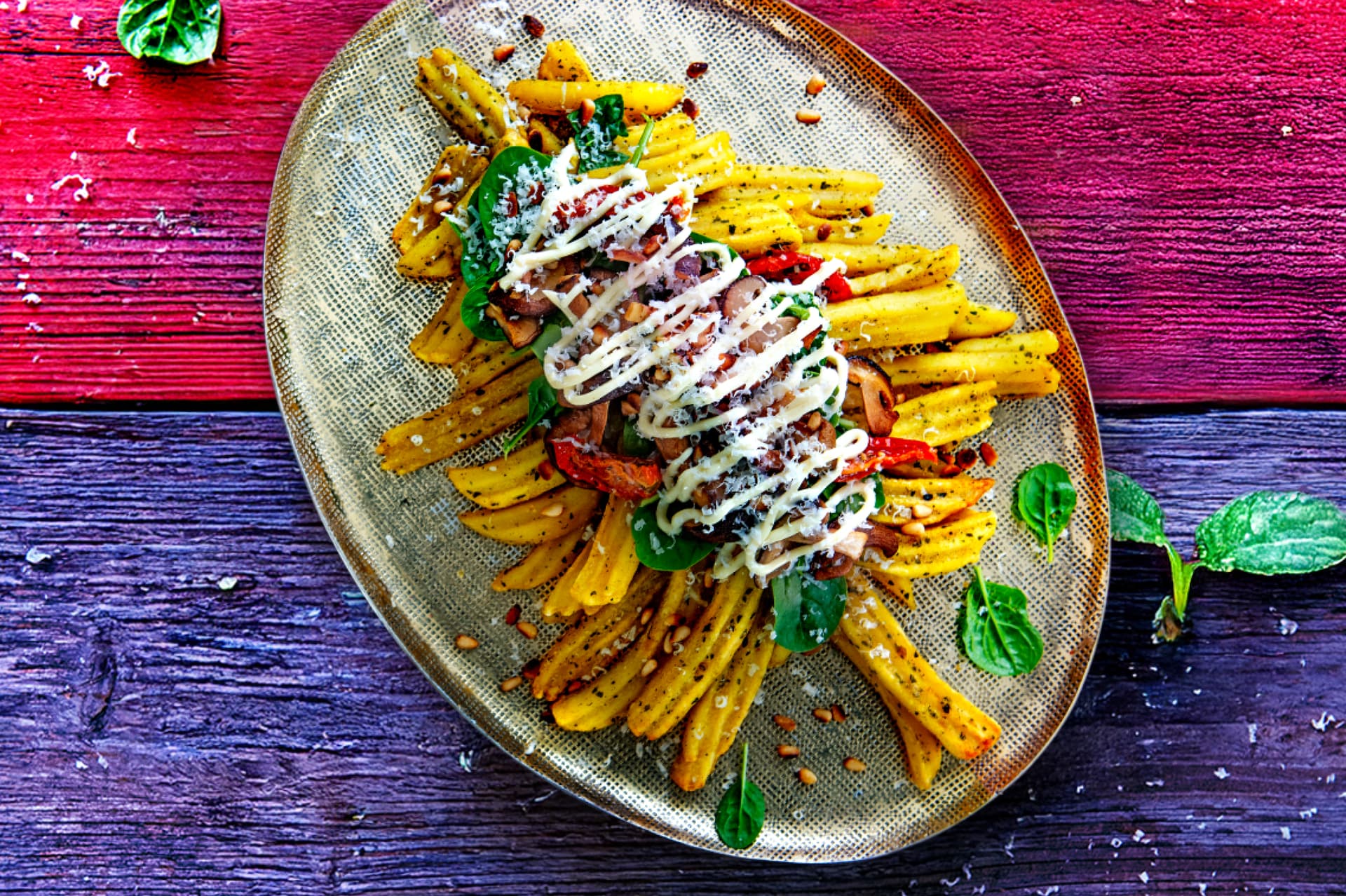 Świąteczne frytki Wavy