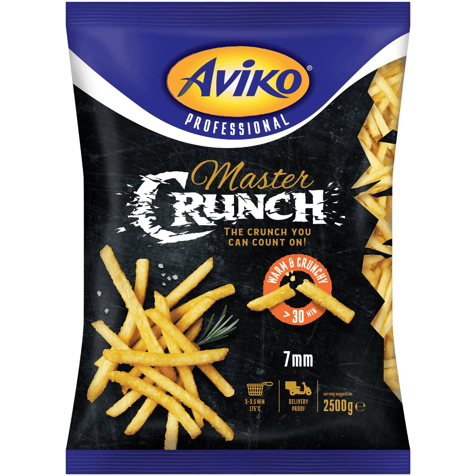 frytki Aviko Master Crunch 7 mm do gastronomii opakowanie