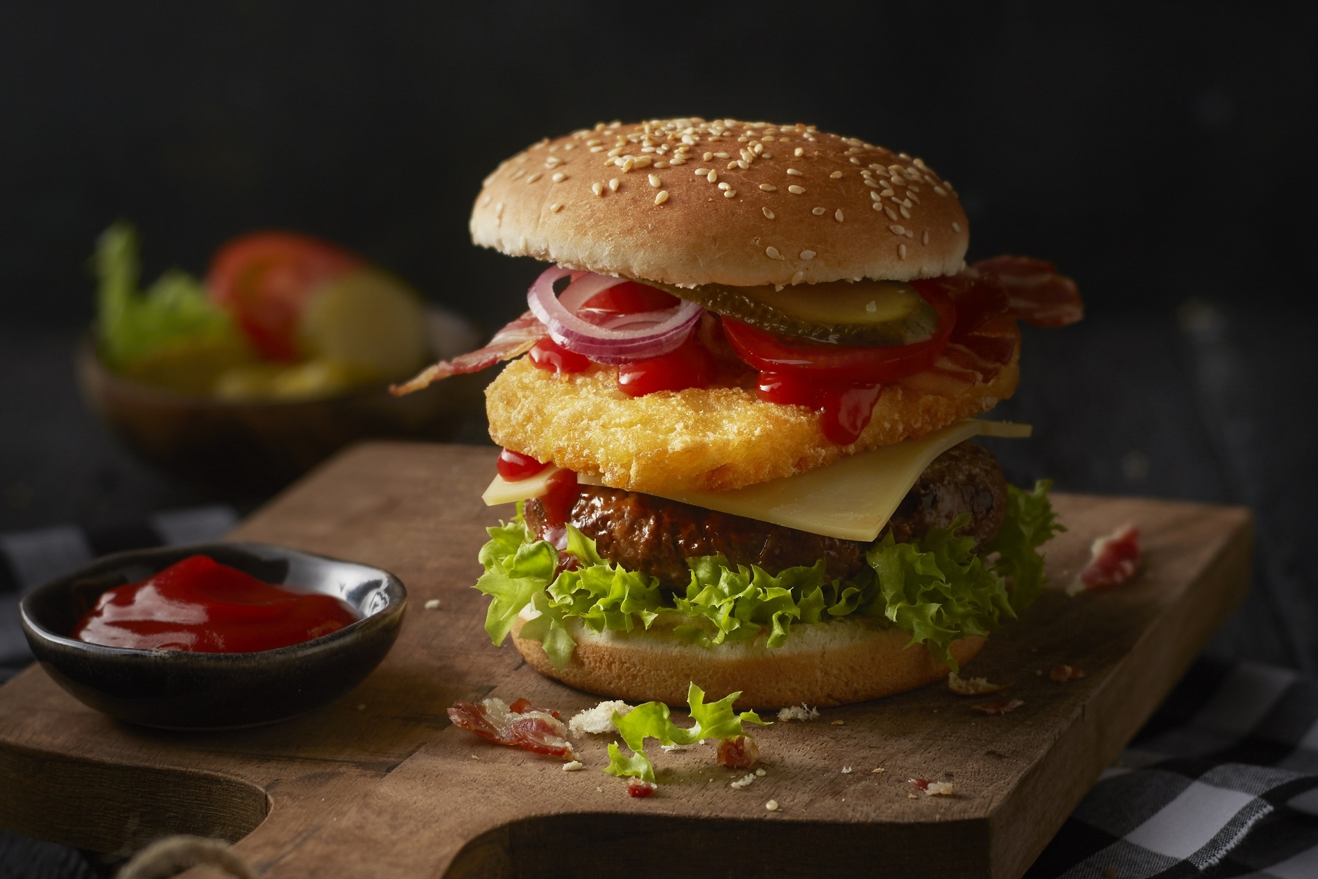 hamburger-z-kurczakiem