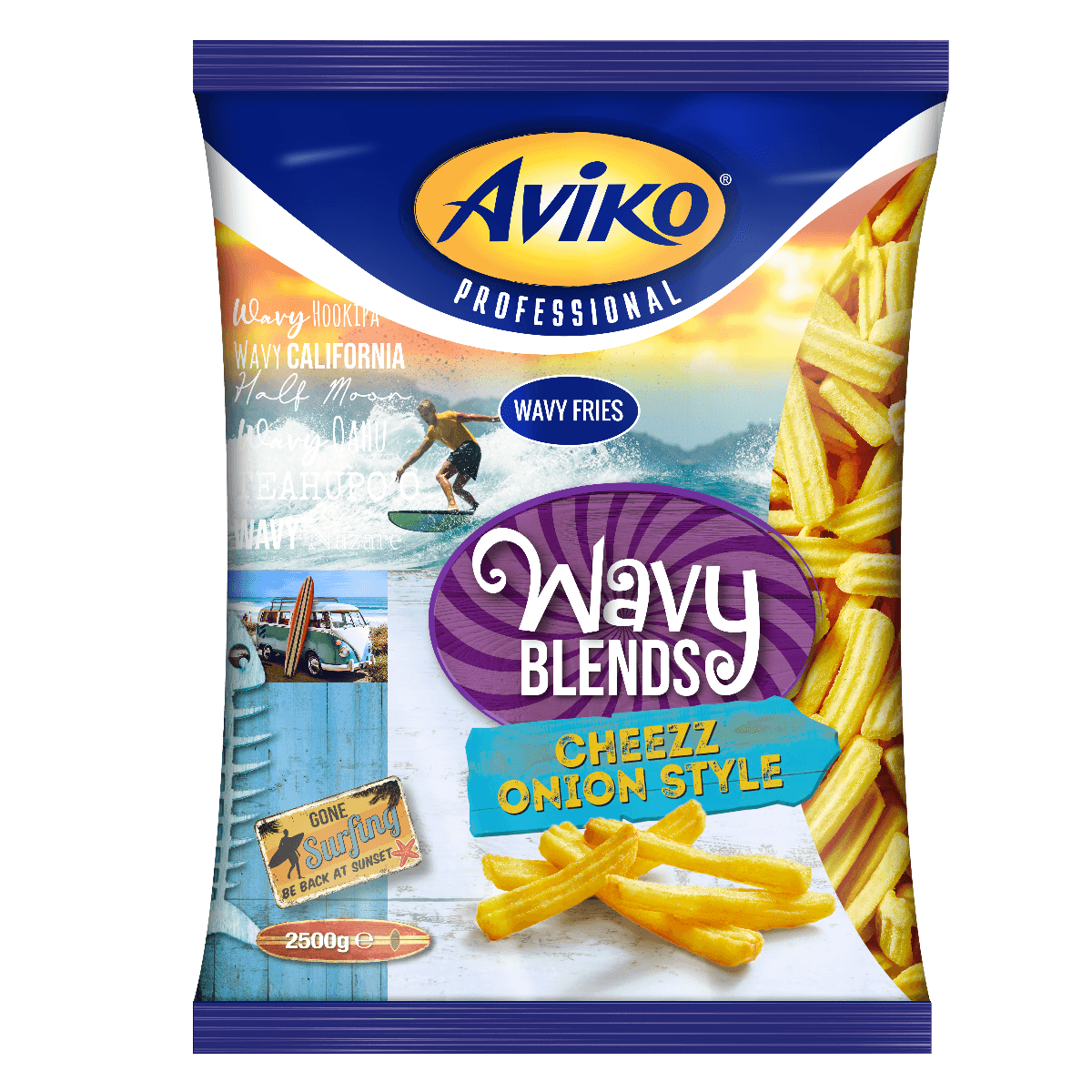 Aviko Wavy Blends Cheezz&Onion Style chrupiace_frytki_z_przyprawami_o_smaku_serowo-cebulowym