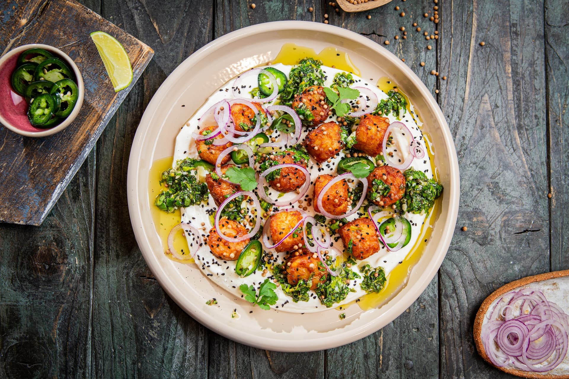 rosti_bites_z_przyprawa_masala_i_sosem_tamaryndowym przepis Aviko gastronomia