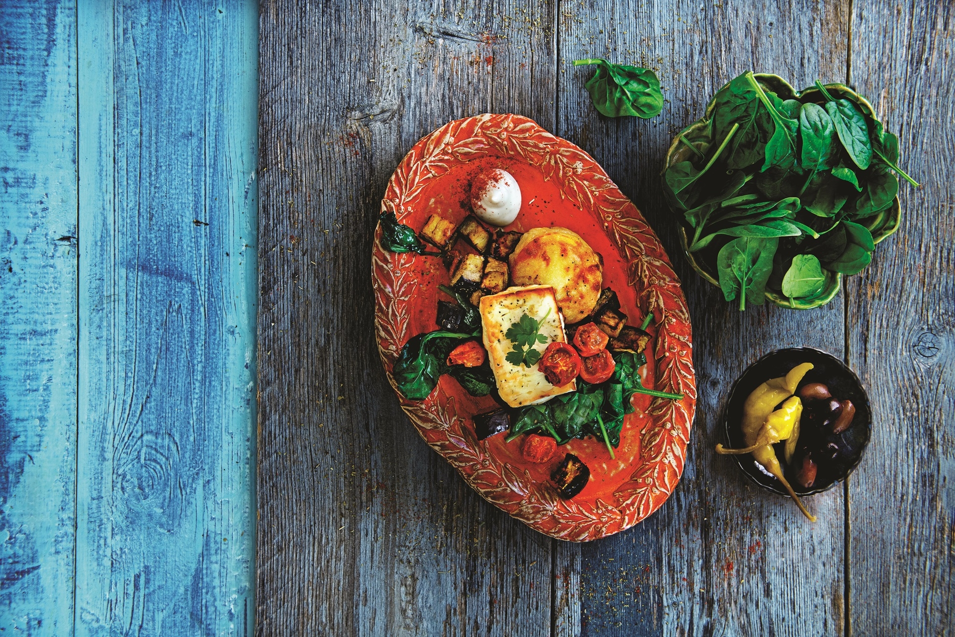 aviko-kremowe-weganskie-gratiny-one-for-all na talerzu w restauracji