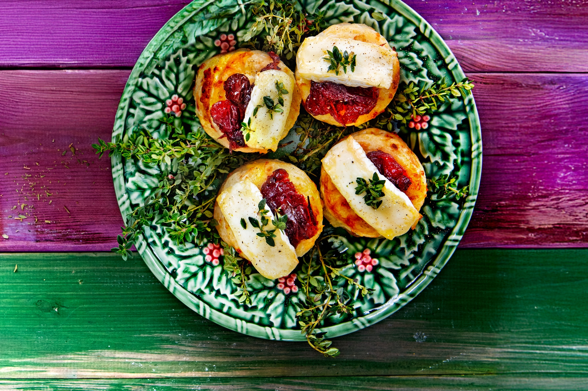 gratiny żurawinowe z serem brie